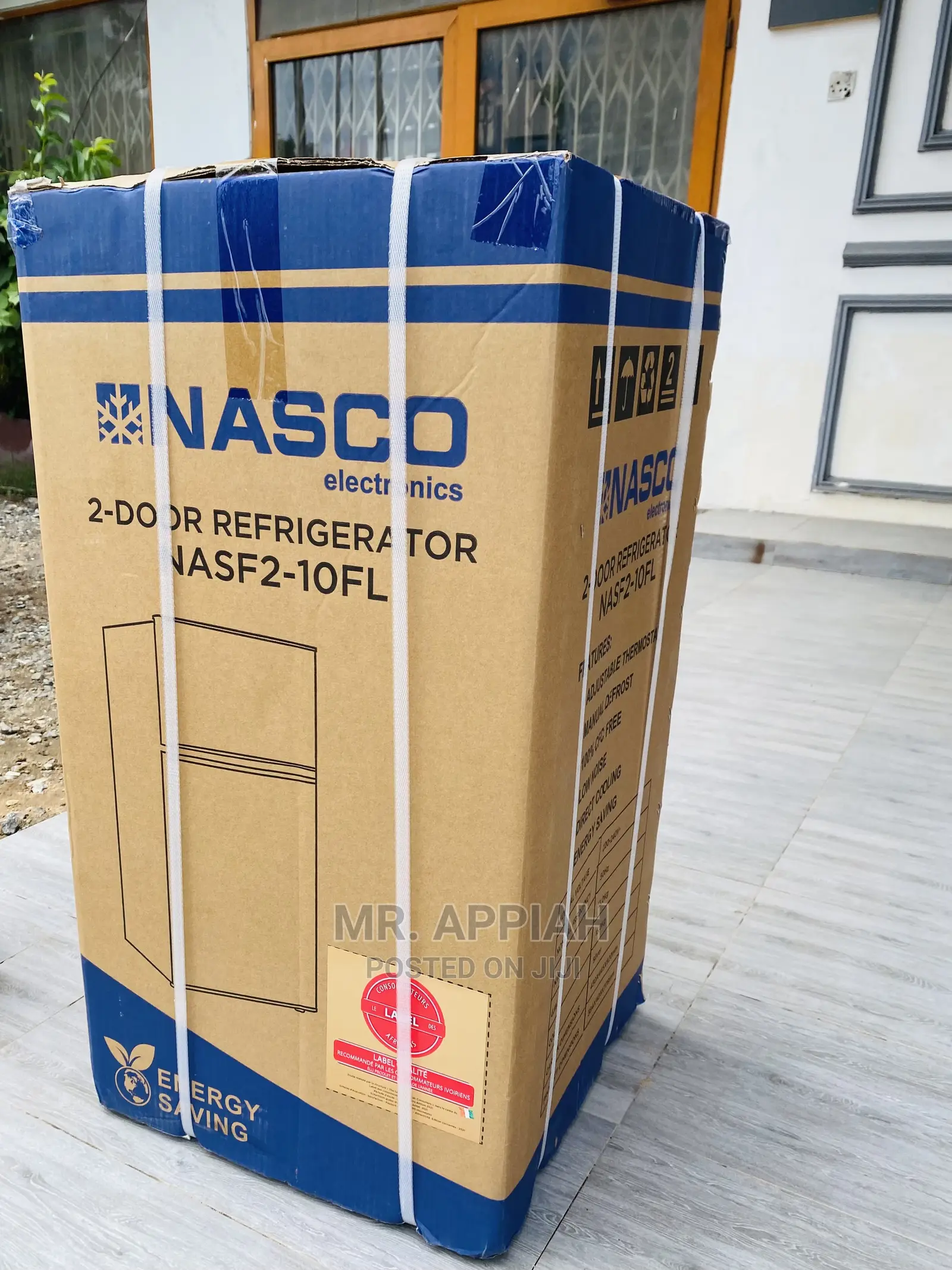 Budget-Friendly Nasco Double Door Refrigerator(80L)Nasf2-10