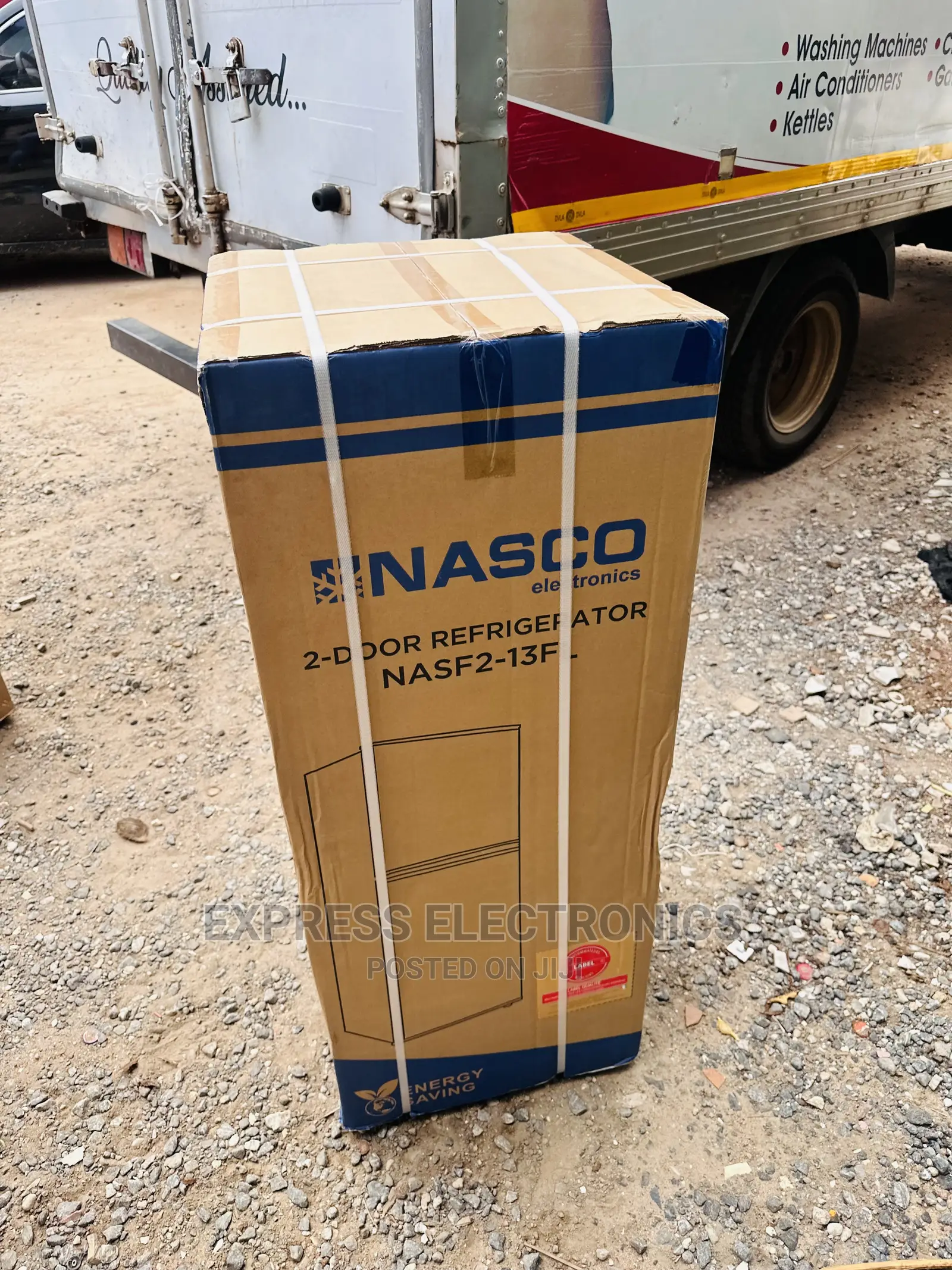 Stainless Steel Double Door Nasco Nasf2-13fl Fridge