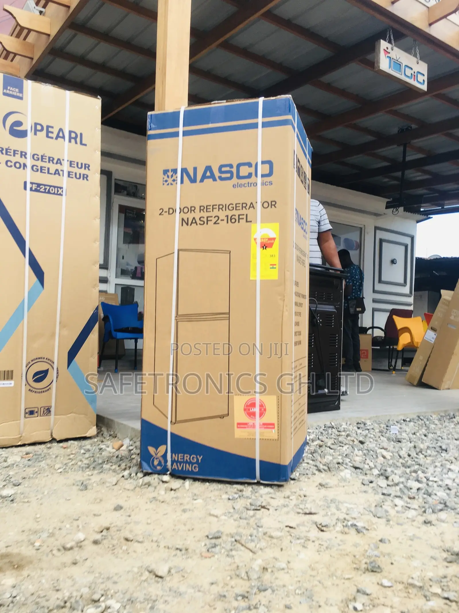 Neatly Sealed Topfreezer Doubledoor Nasf2-16fl Refrigerator