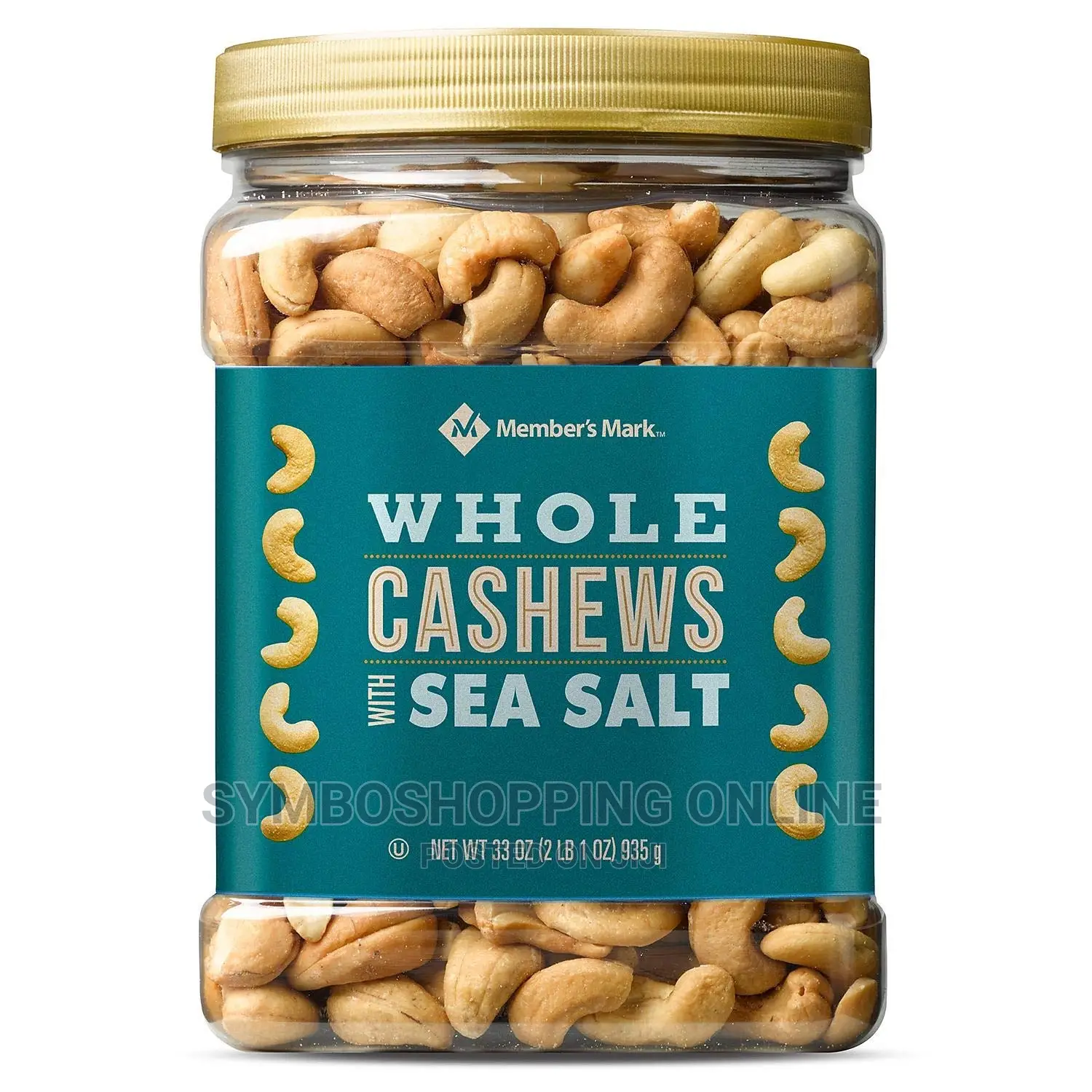 Member's Mark Roasted Whole Cashews With Sea Salt 935 G