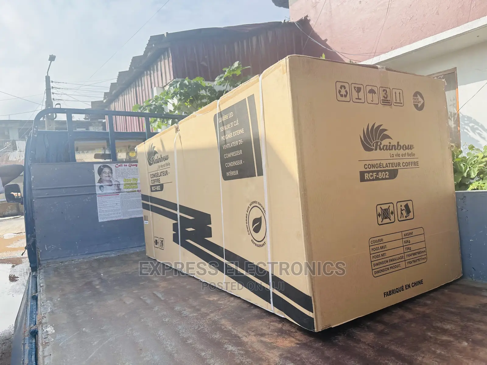 Neatly Sealed RCF-6040 (508ltr) Chest Freezer Rainbow
