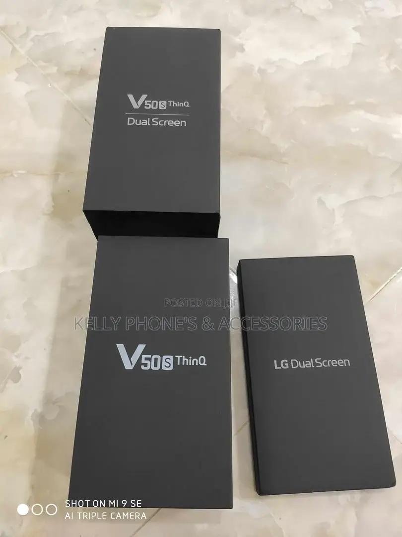 New LG V50S Thinq 256 GB Black