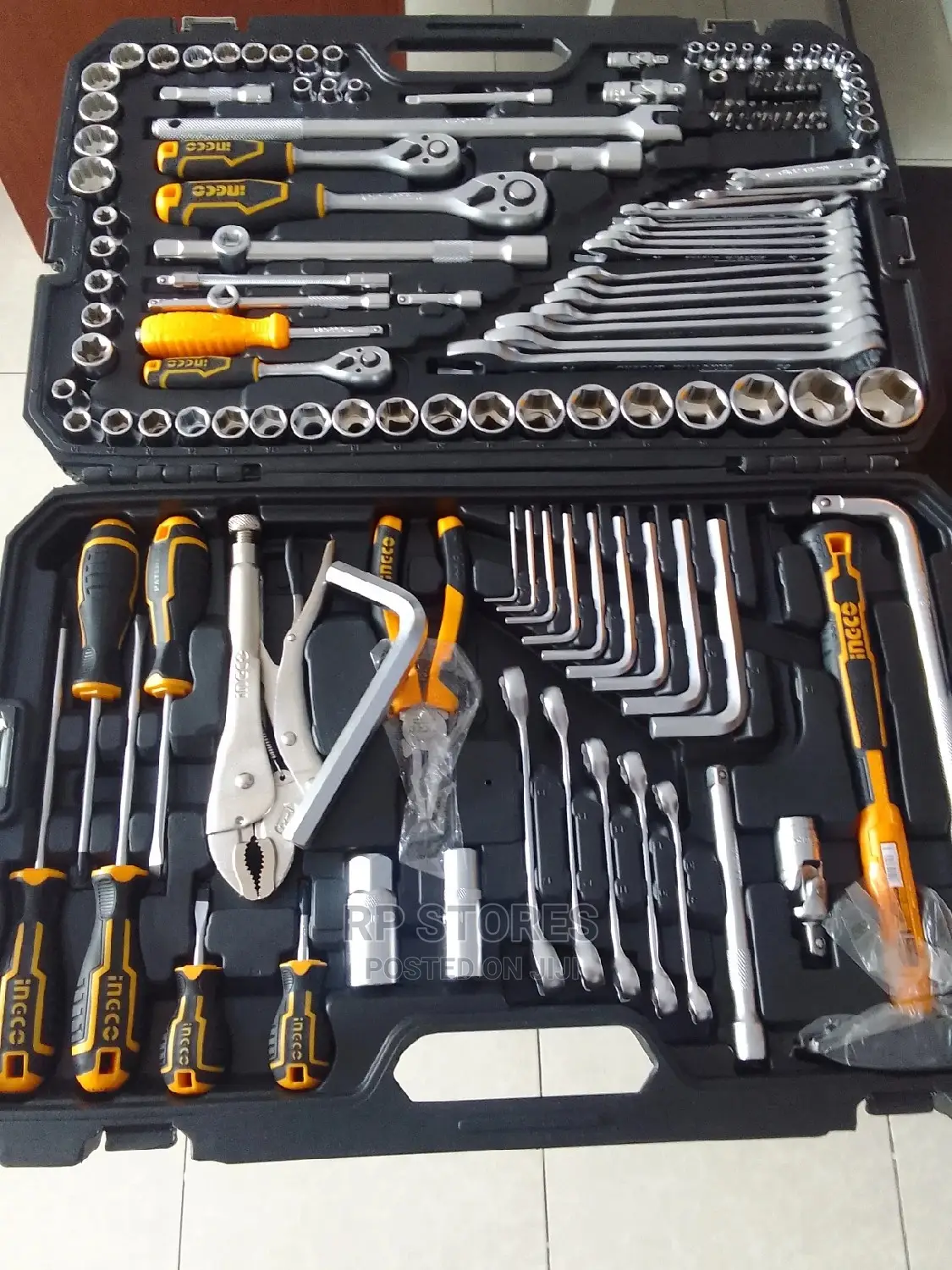 Ingco 142 Pieces Combination Tools Set