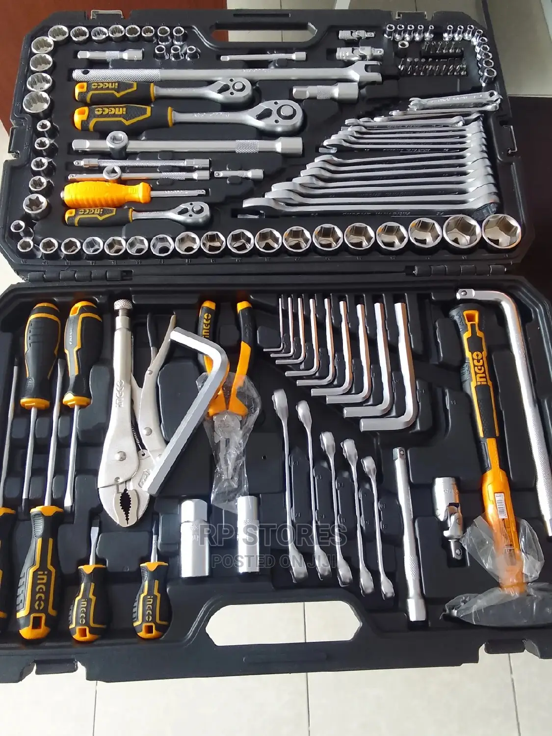 Ingco 142 Pieces Combination Tools Set