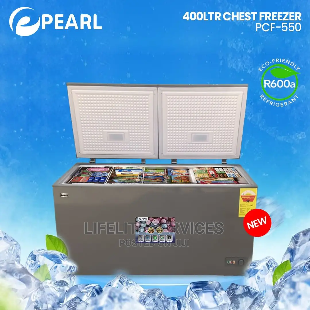 Double Door Freezer Pearl 400litres