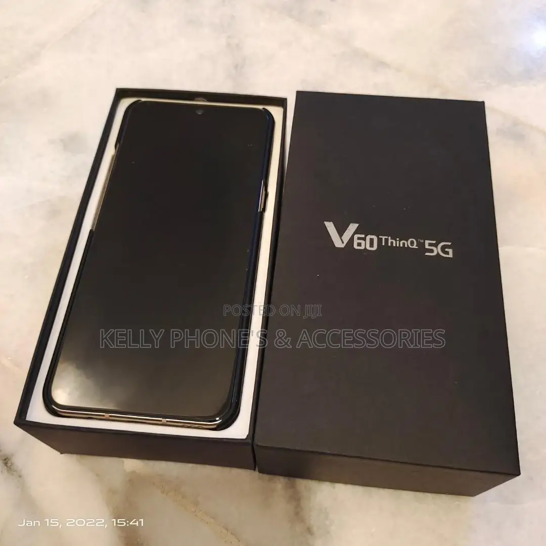 New LG V60 ThinQ 5G 256 GB Black