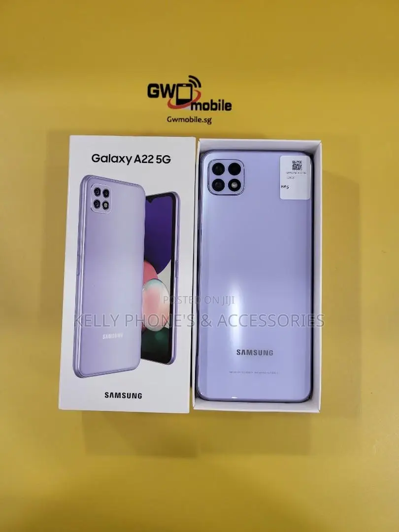 New Samsung Galaxy A22 64 GB Purple
