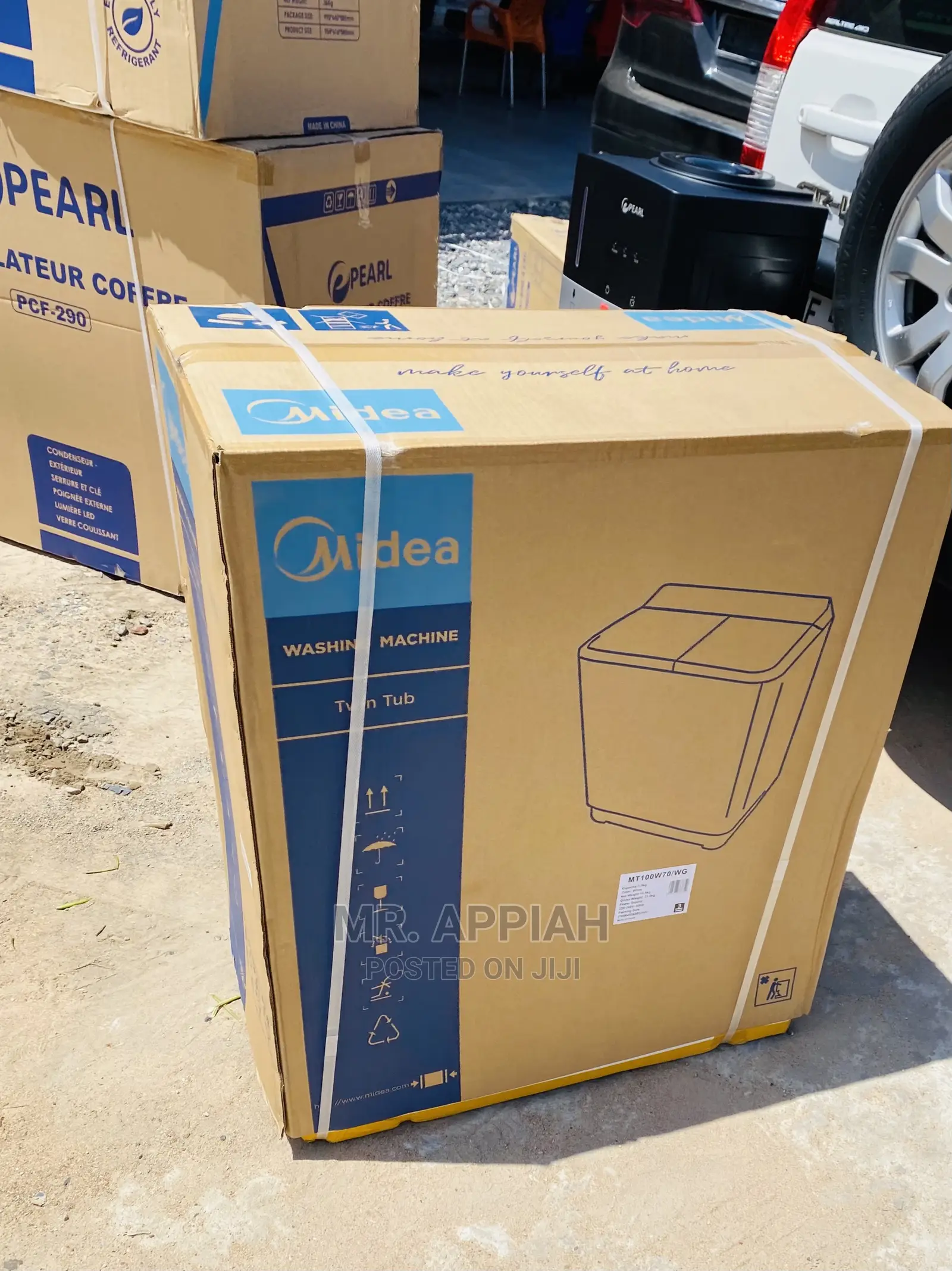 Newly In Stock Midea(White)Top Load Washingmachine+Spin Dry