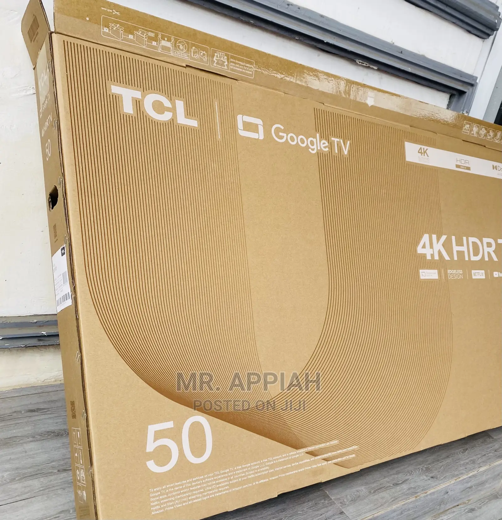 Extra Quality(50p636)50” TCL Uhd Google Smart Tv 