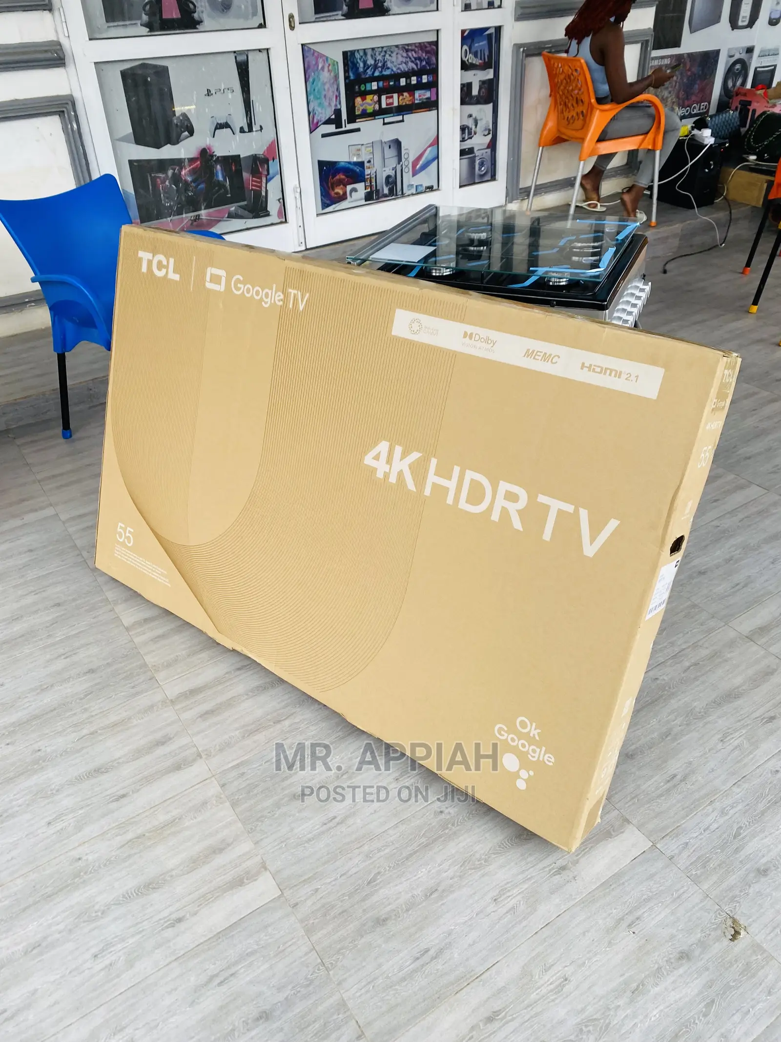 Slim Sleek Design TCL 138.7cm 55” Ultra Hd Smart Led 55p635