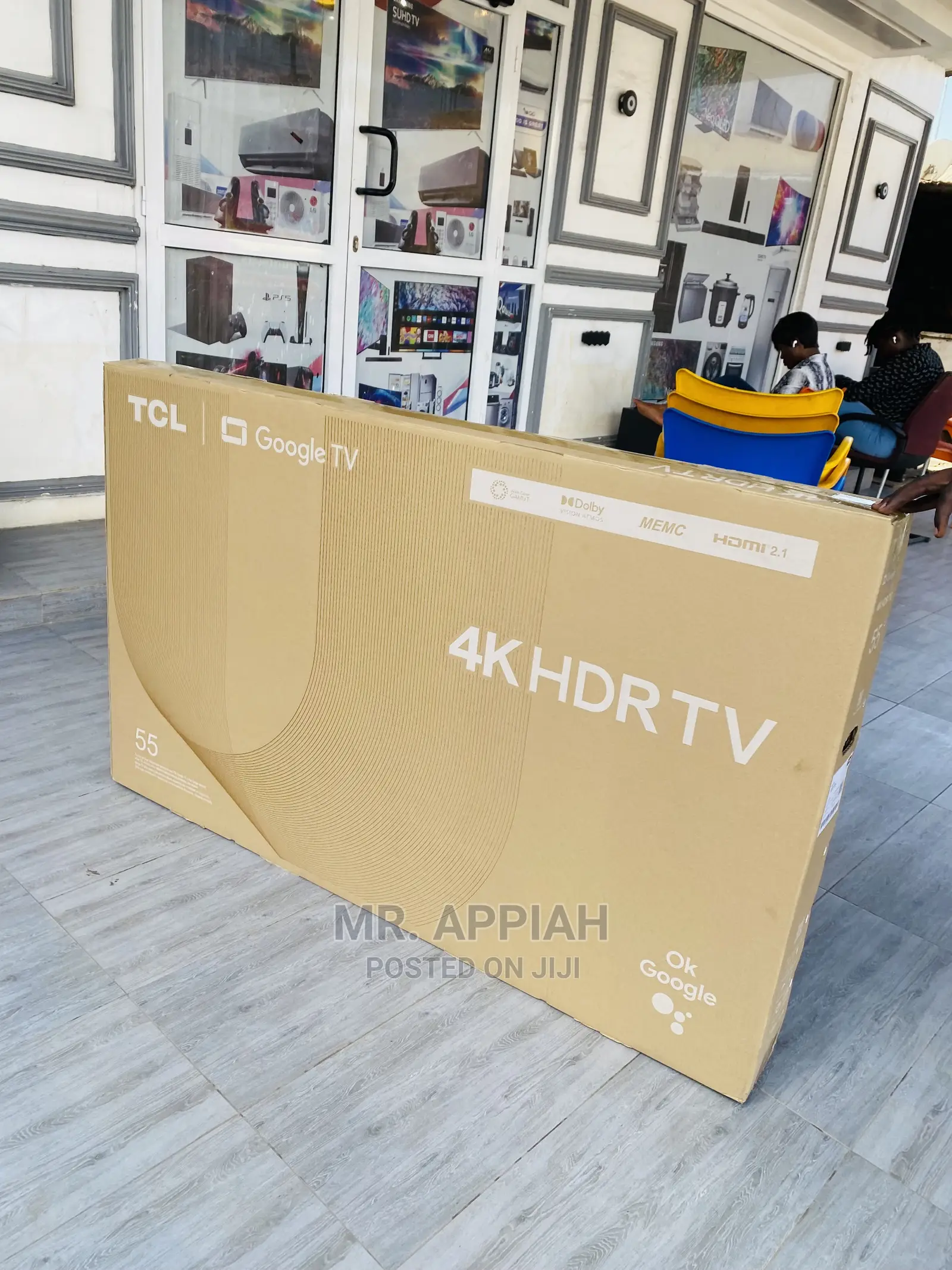 Shop Original TCL 55” HDR Google Tv From 10gig(55p635)