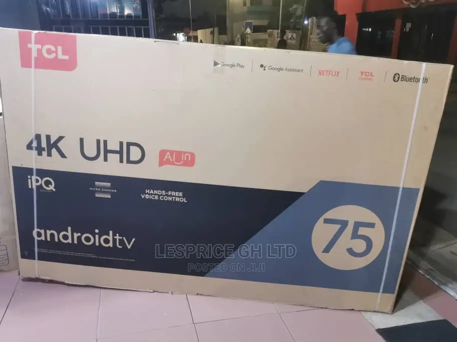 TCL Good 75” Smart Android Uhd/Hd Ai TV