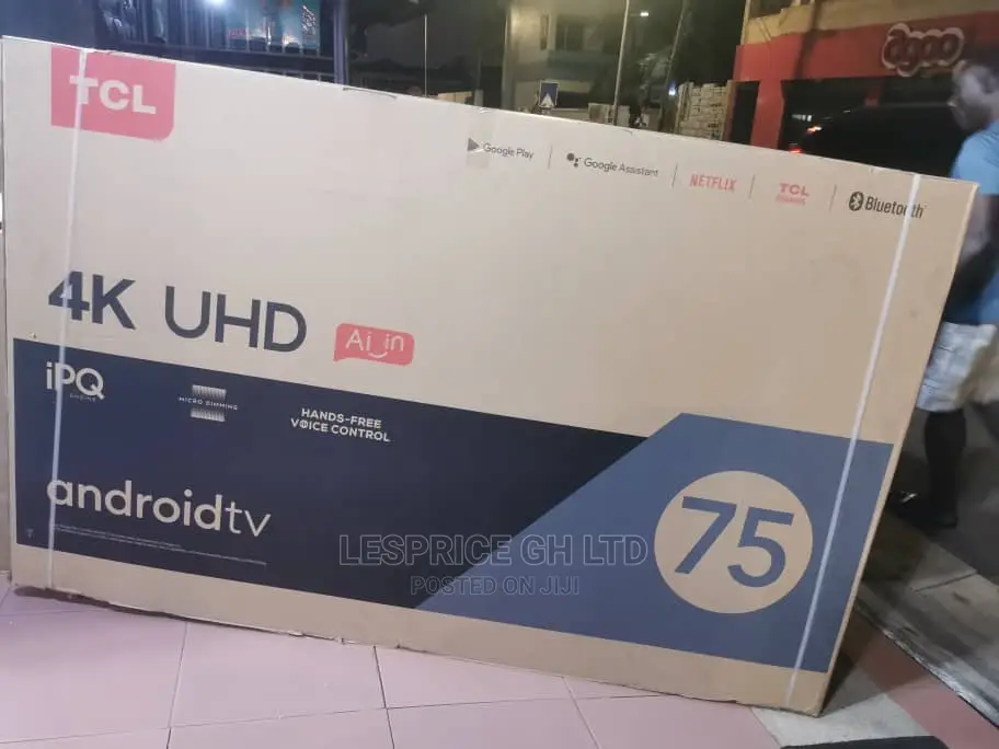 TCL Good 75” Smart Android Uhd/Hd Ai TV