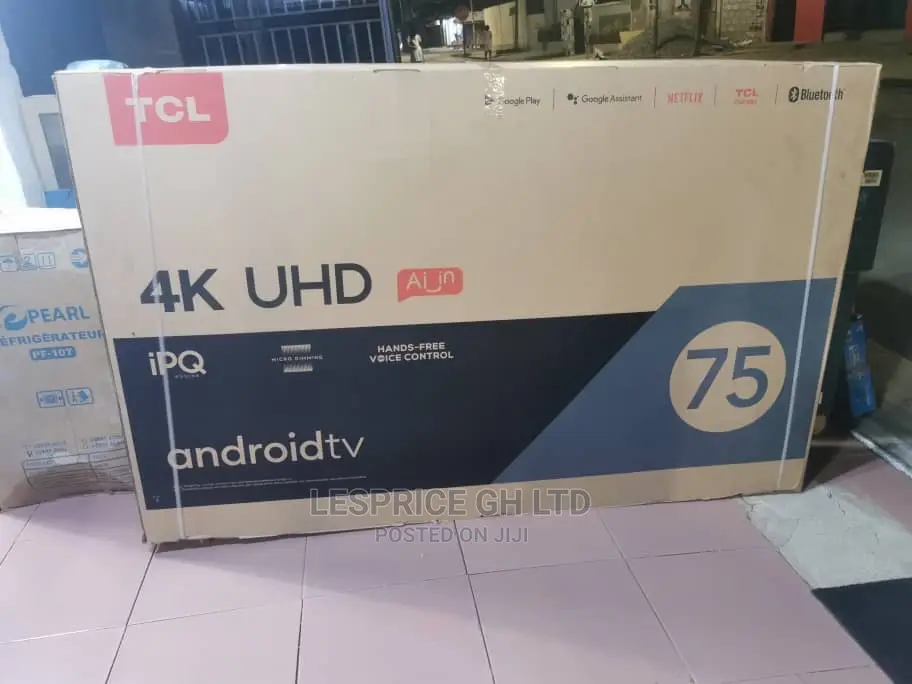 Awesome TCL 75” Android Smart 2160p TV