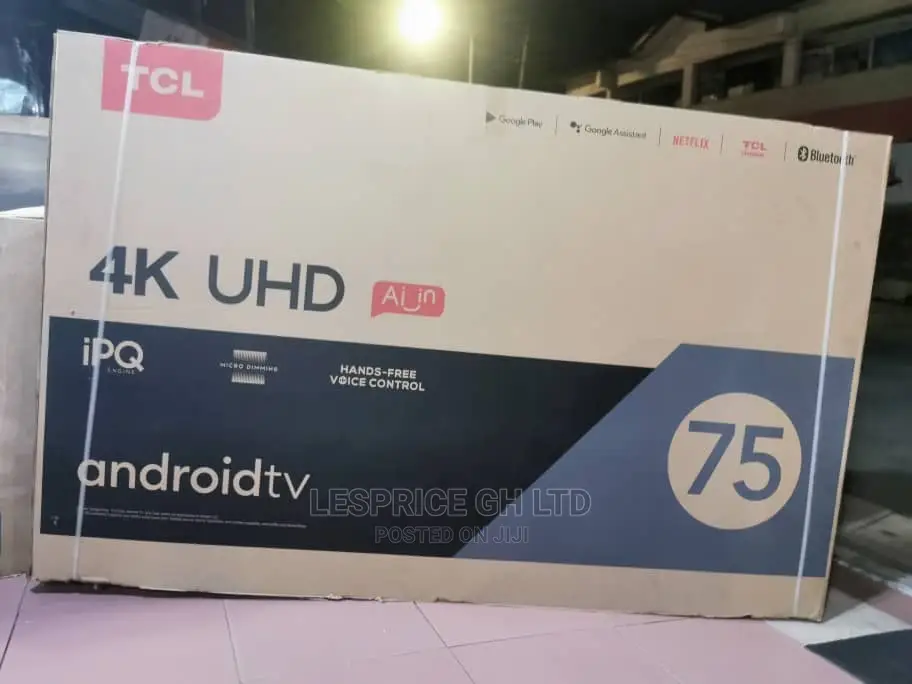 TCL 75” Android UHD Smart TV