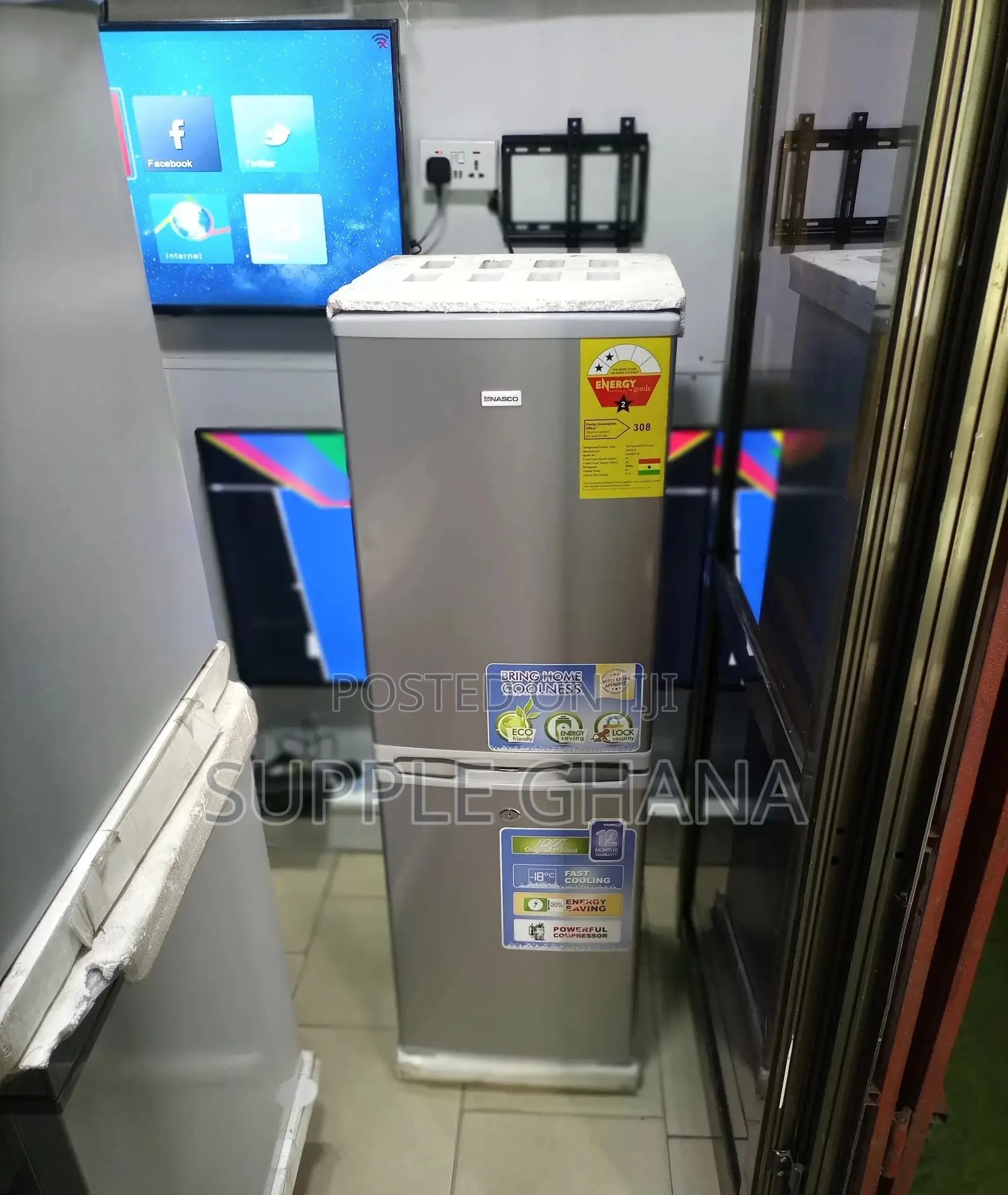 Nasco D2-20 Fridge Down Freeezer + Inbuilt Fridge