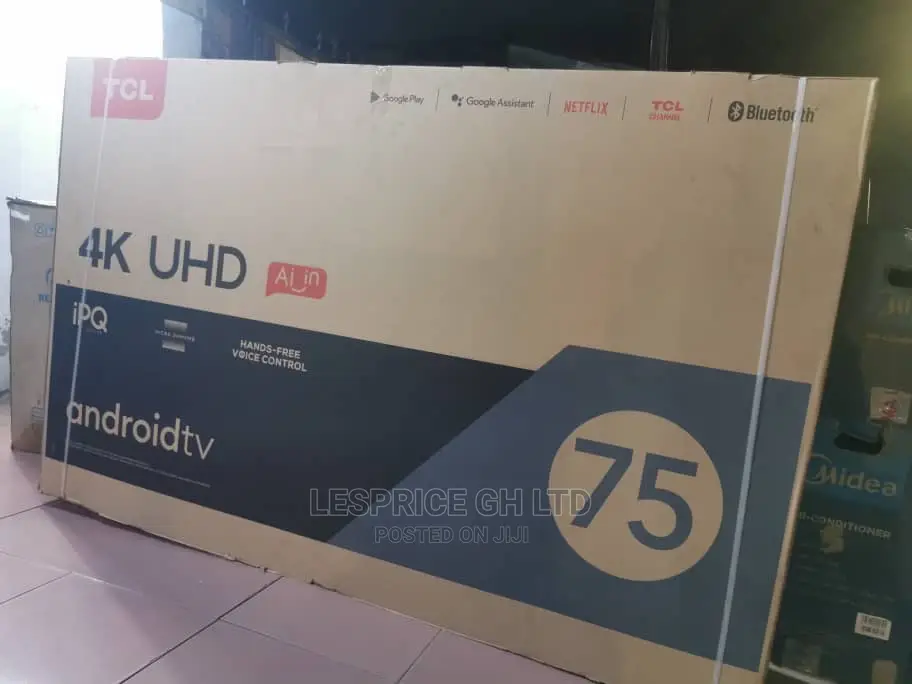 TCL 75” Android Smart TV~AI New Assert