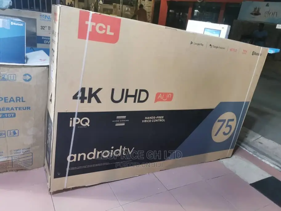 TCL 75” Android Smart Modern Technology