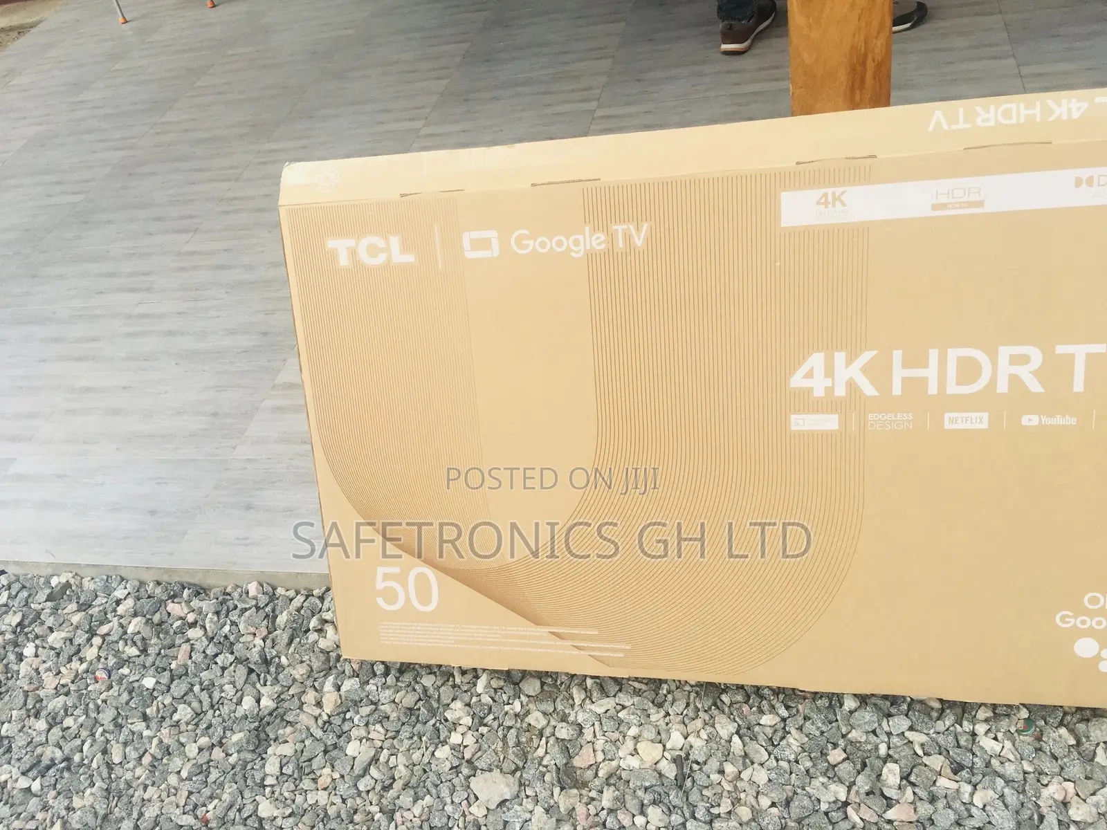 Frameless HDR P635 TCL 50 Inches Glossy LED Tv 