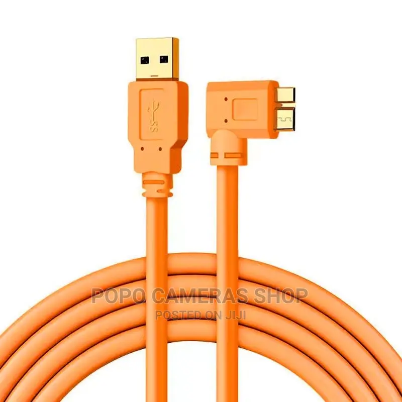 Yellow Tethering Cable for All Cameras