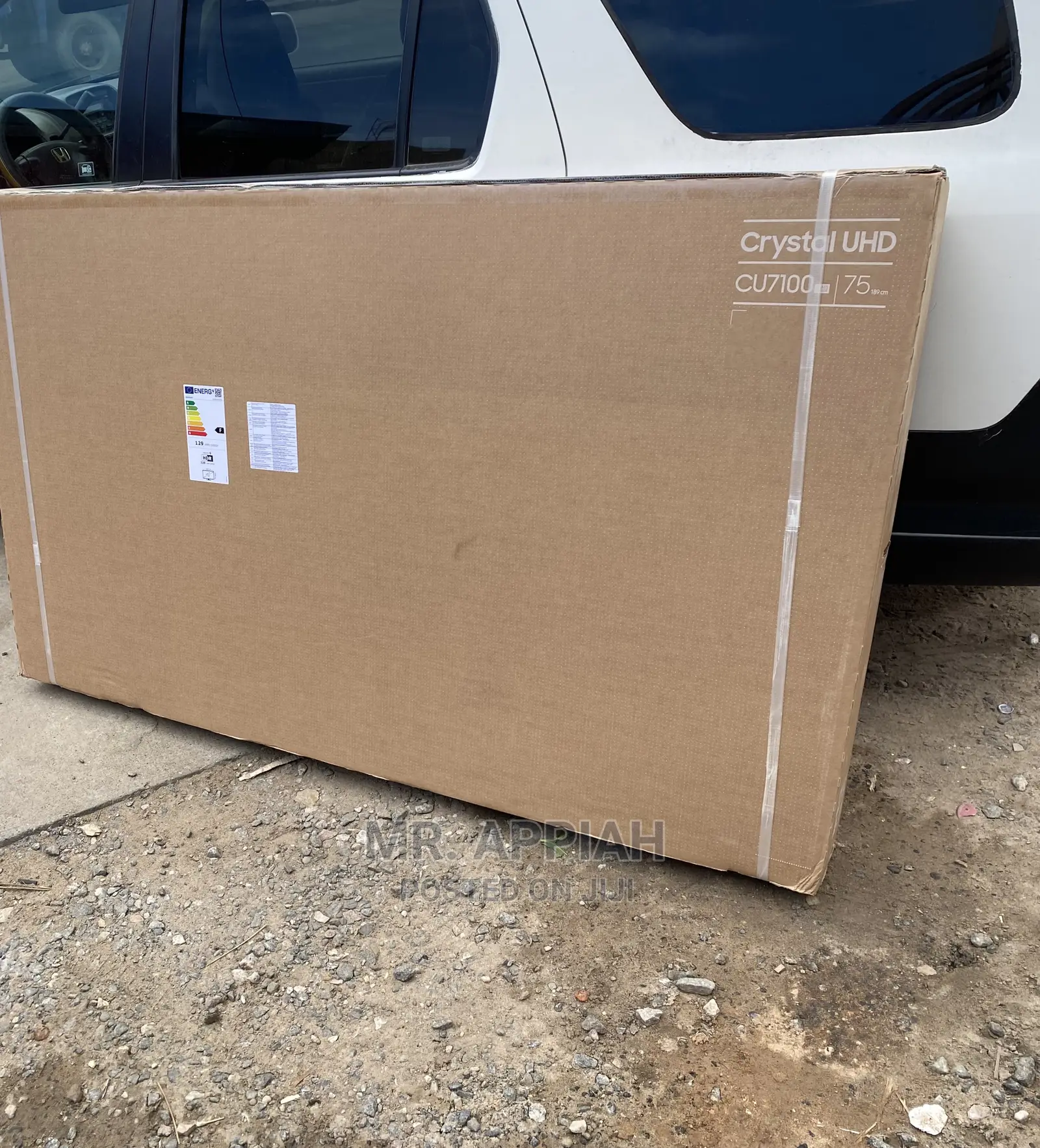 Original Samsung 75 Inch Crystal Clear Smart Tv 75CU7172.