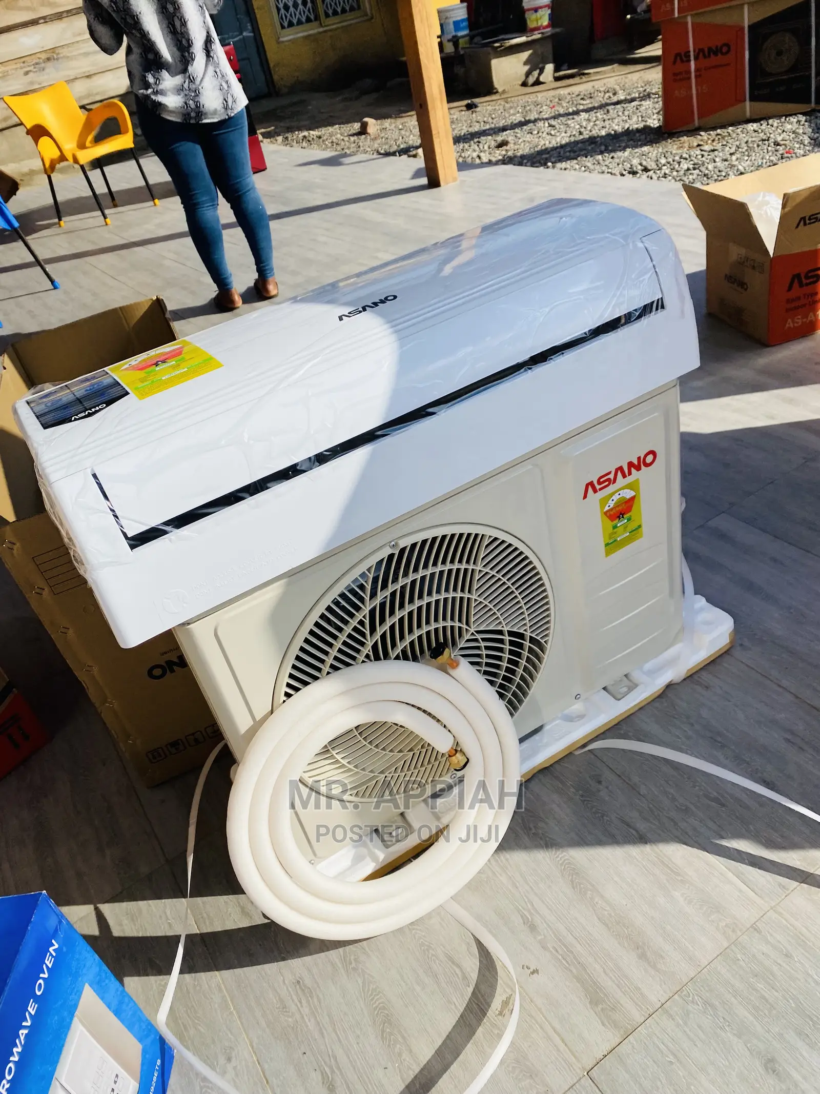 Extremely Chilling 1.5hp Asano Ac at Best Deal(R410 Gas)