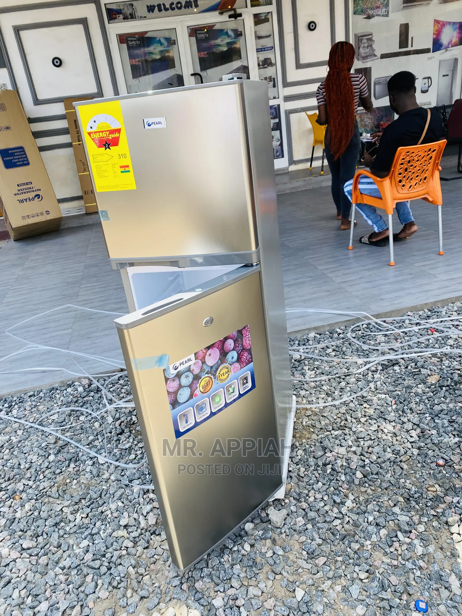 Super Strong  Pear Top Freezer Fridge(166L PF-270IX) 