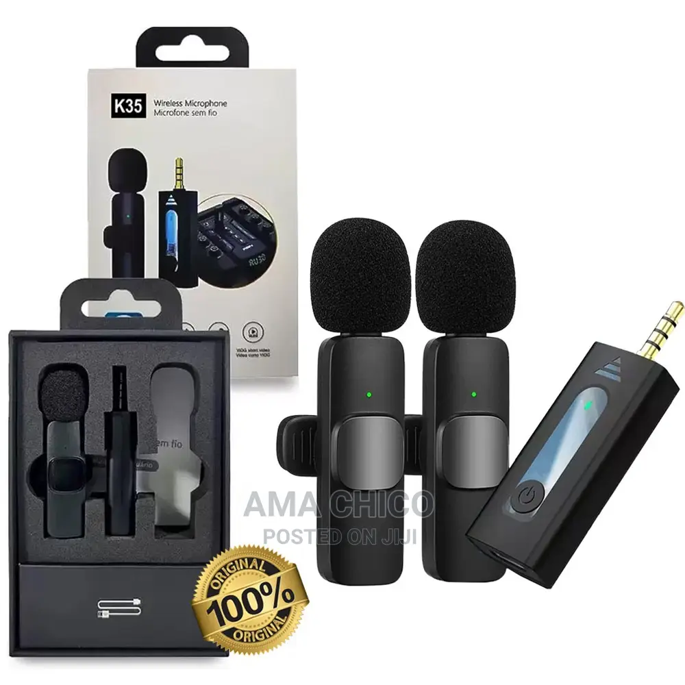 Wireless Lapel Mic Double (Phone And Camera)