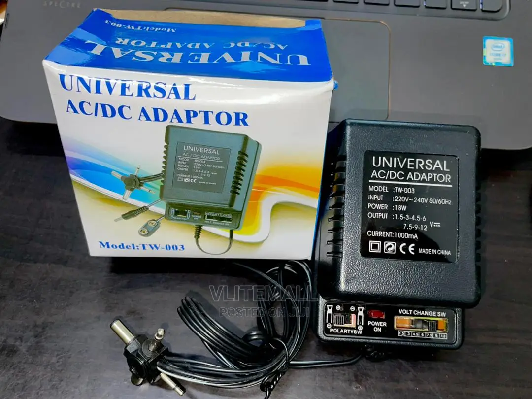Universal Ac-Dc Power Adapter 18w 1000ma