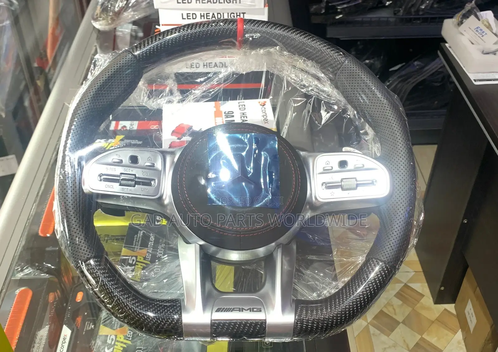 Mecedes Benz Steering Wheel Carbon Fibre