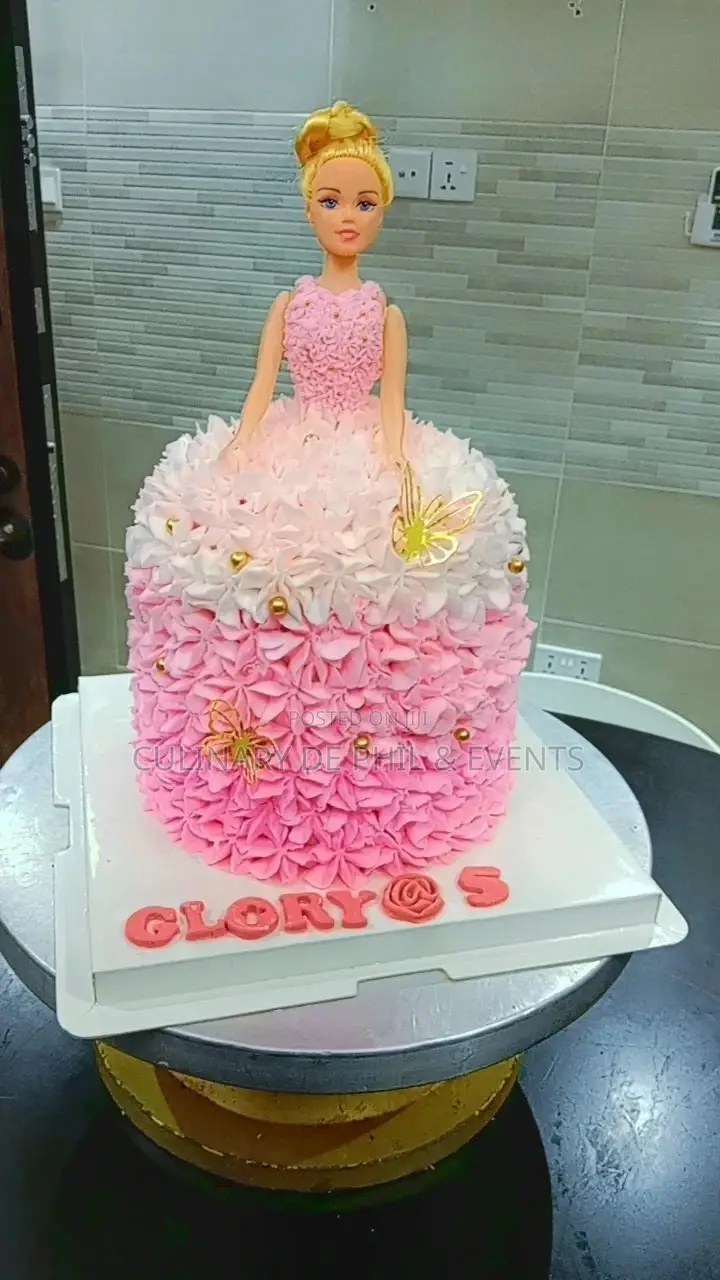 Barbie Doll Cake