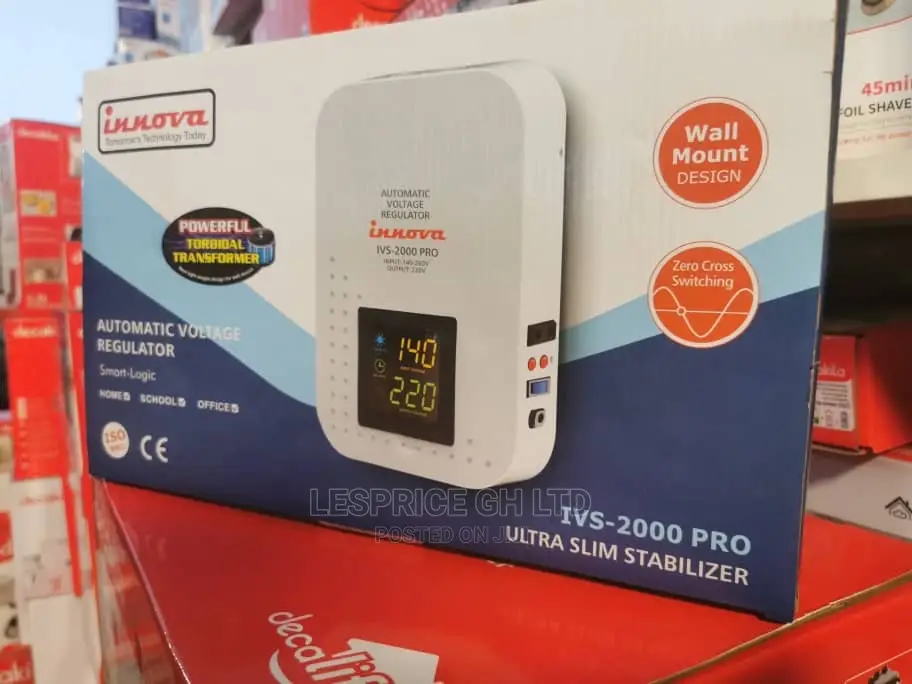 Innova 2000VA Voltage Stabilizer-Over Load Protection