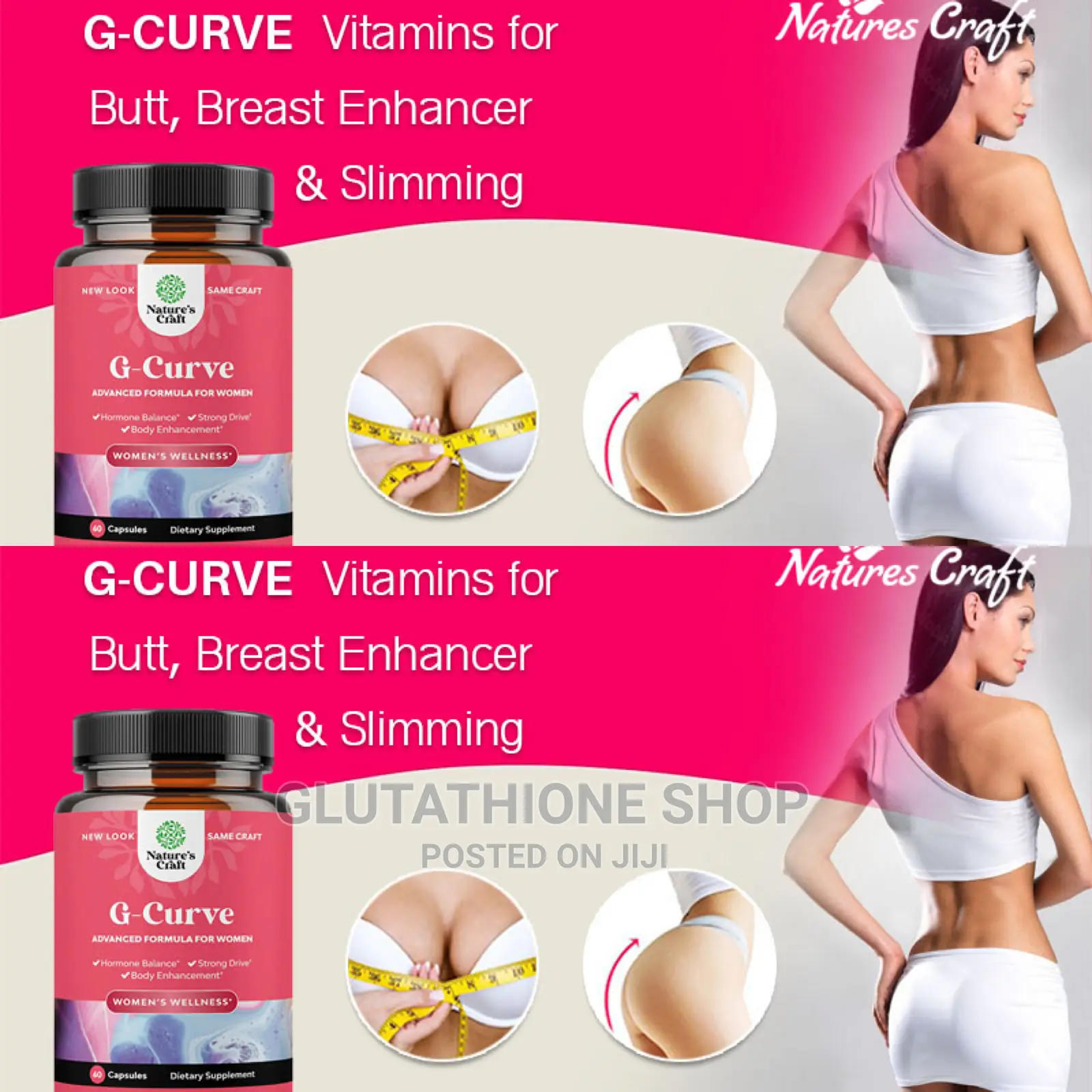 G-Curve Butt and Breast Enhancement Pills