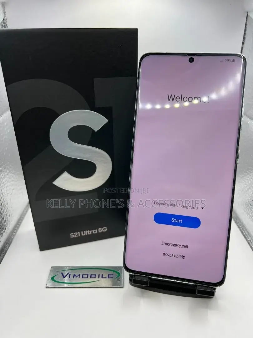 New Samsung Galaxy S21 Ultra 5G 128 GB Black