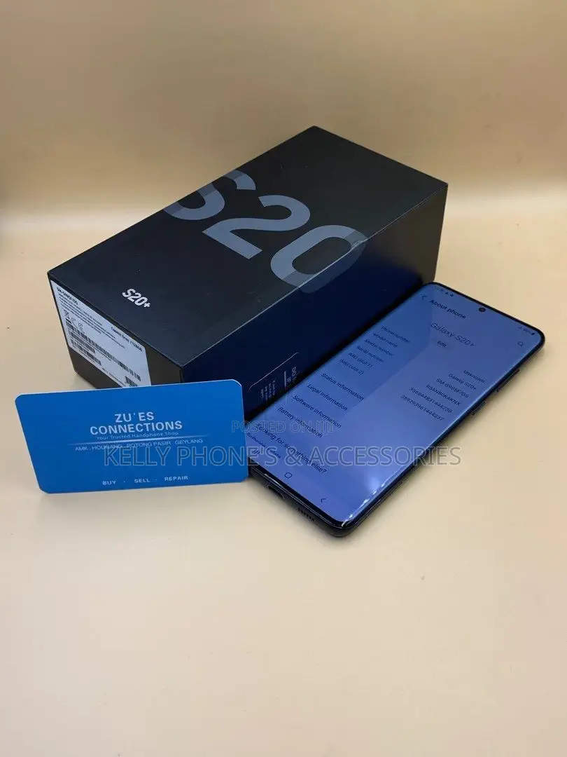 New Samsung Galaxy S20+ 128 GB Black