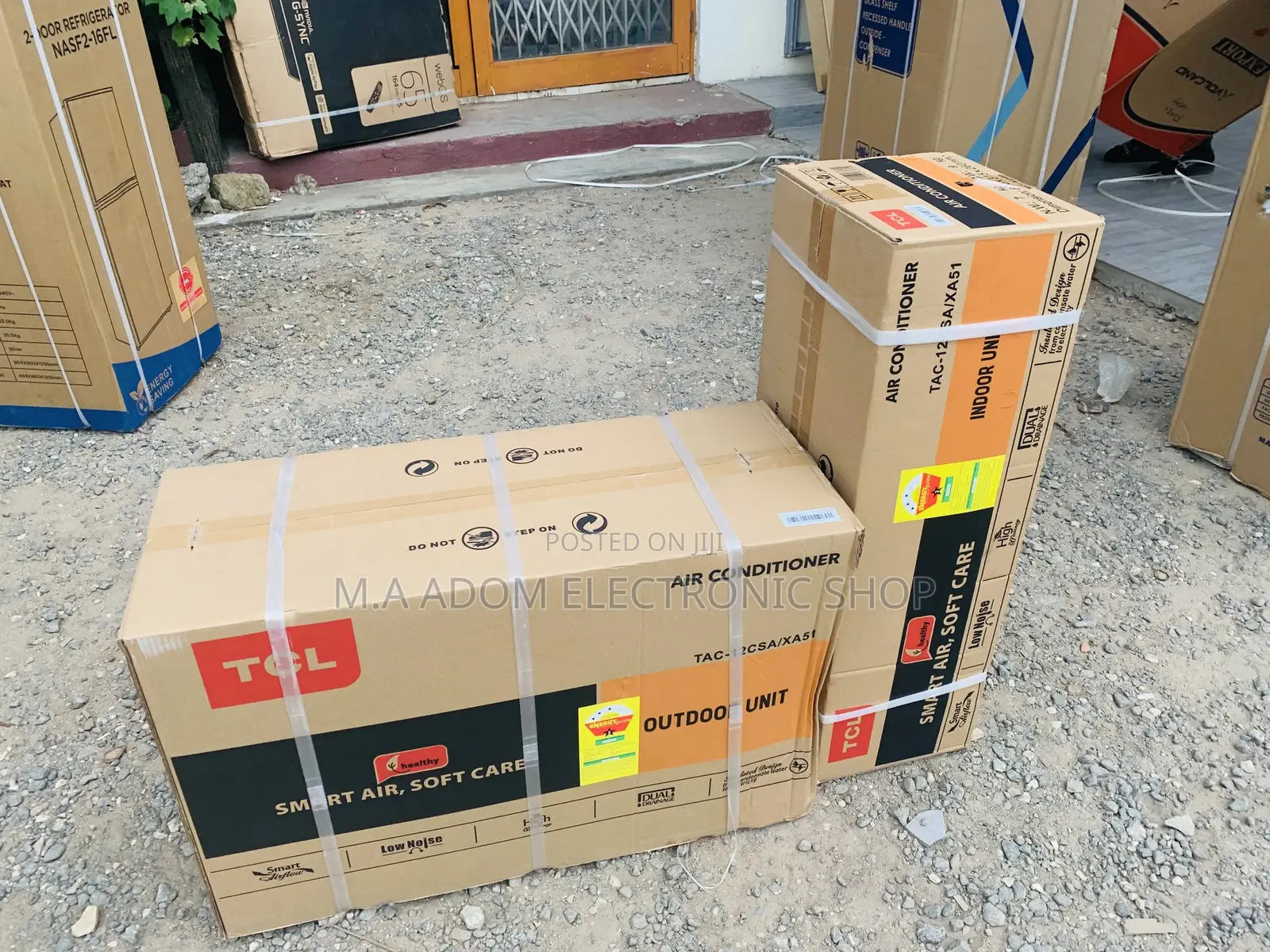 Led Light TCL Air Conditioner 1.5 HP (3 Star ) R410 Gas AC