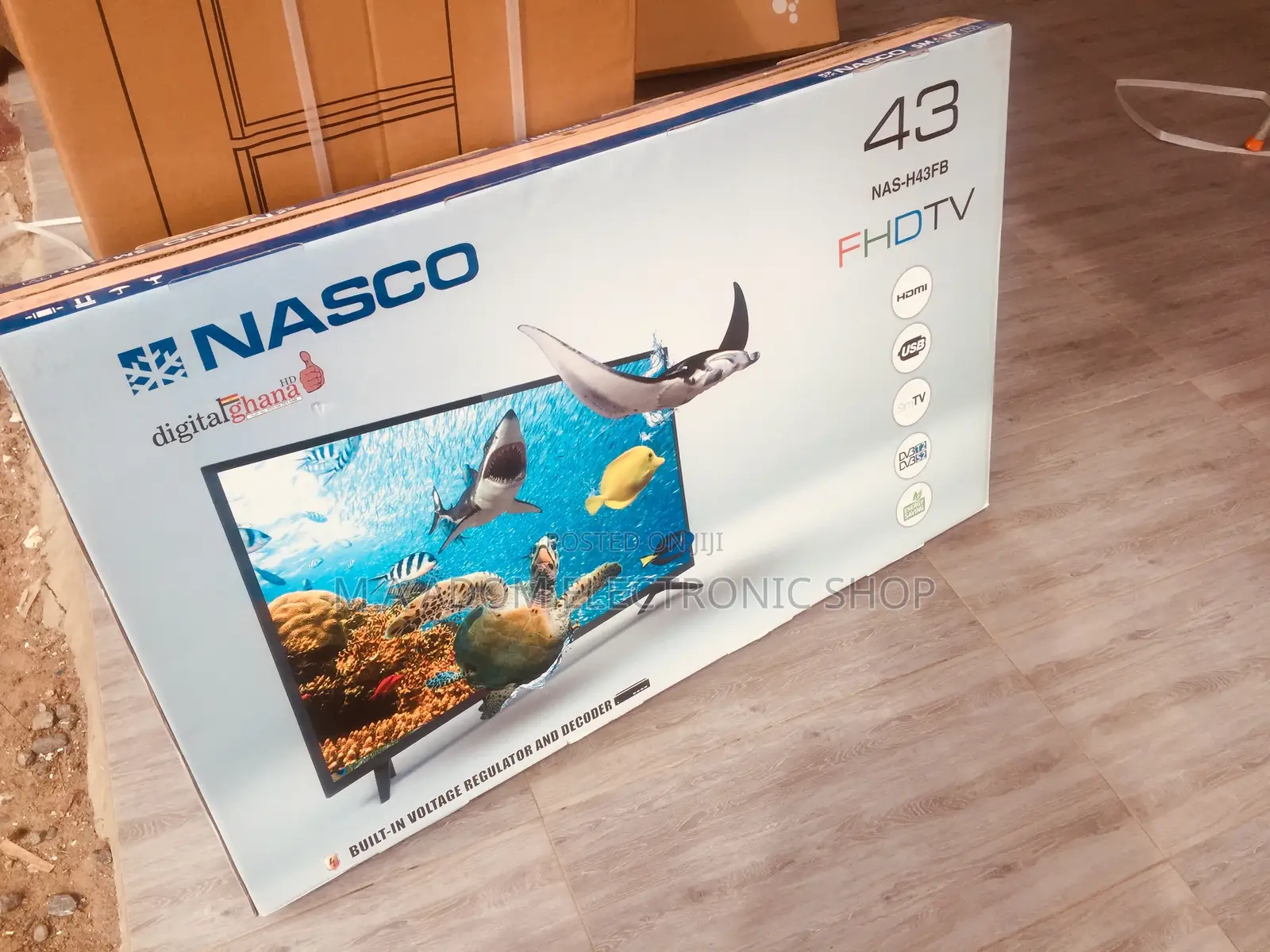Detected Nasco NAS-H43FB 43′′ LED Digital Satellite TV