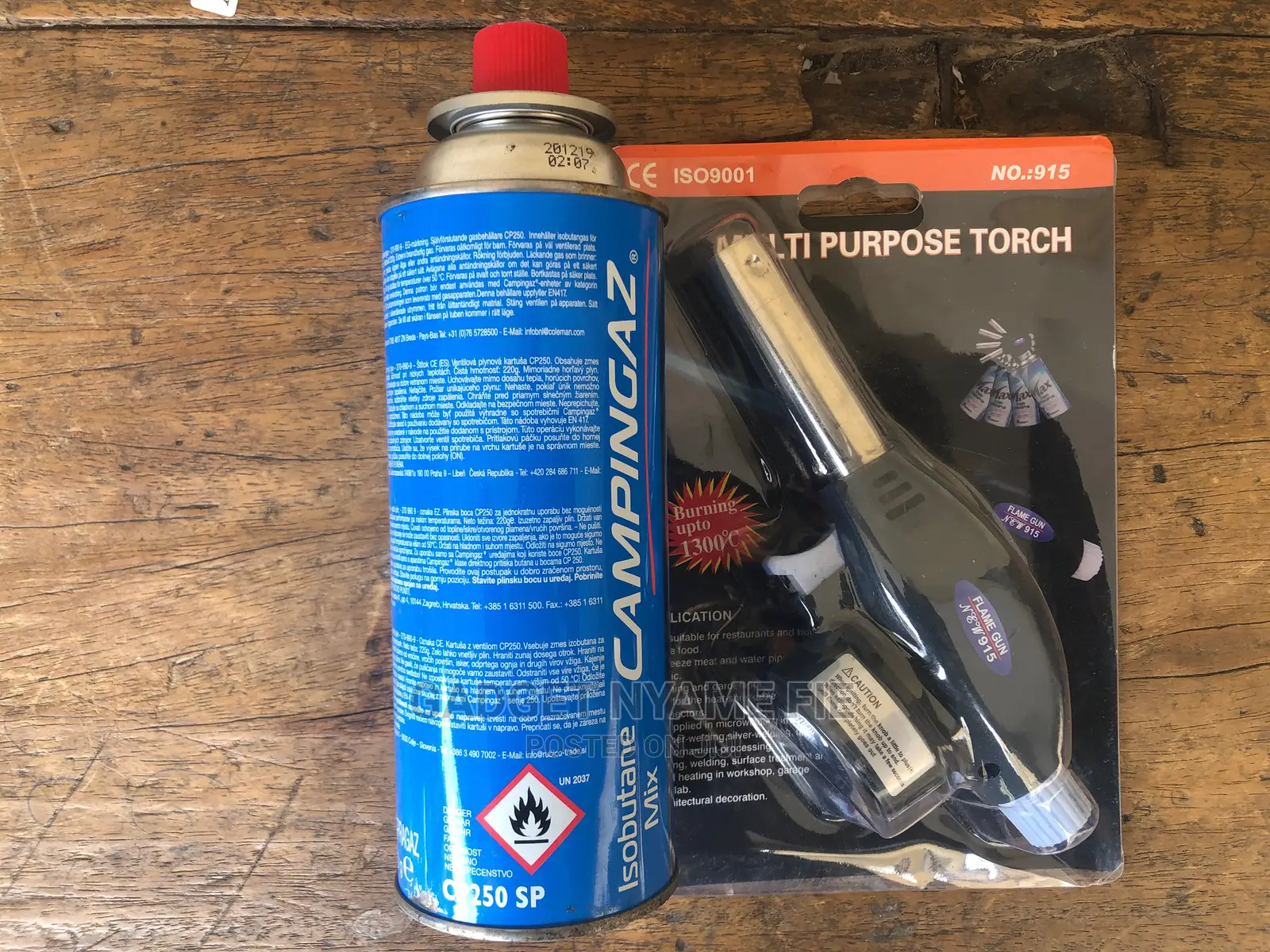 Flame Gun/Torch and Gas Canister