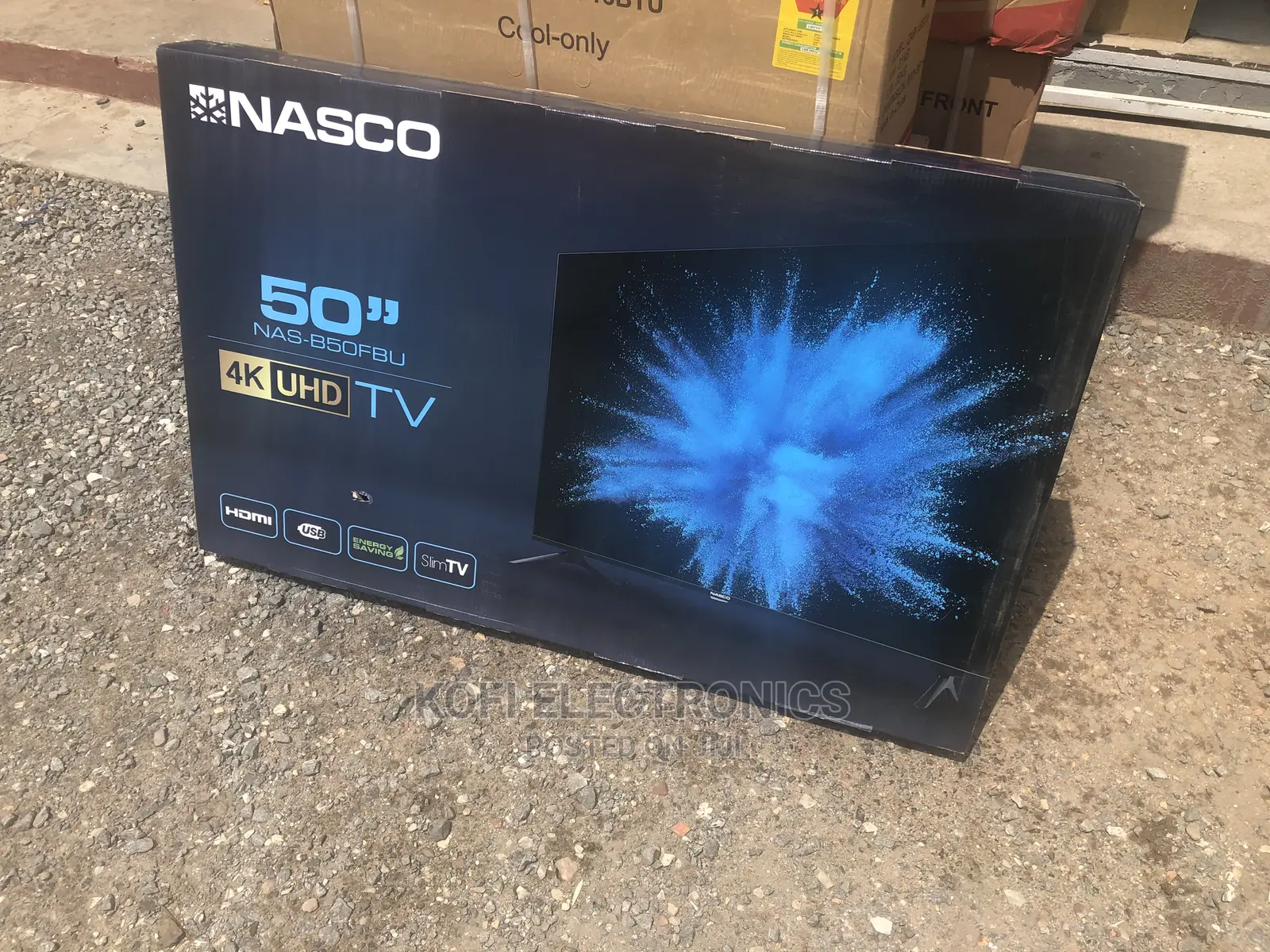 New Nasco 50" Uhd Smart Digital Satellite LED TV