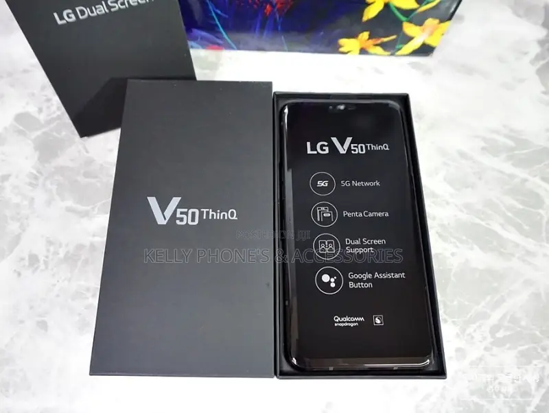 New LG V50 ThinQ 128 GB Black