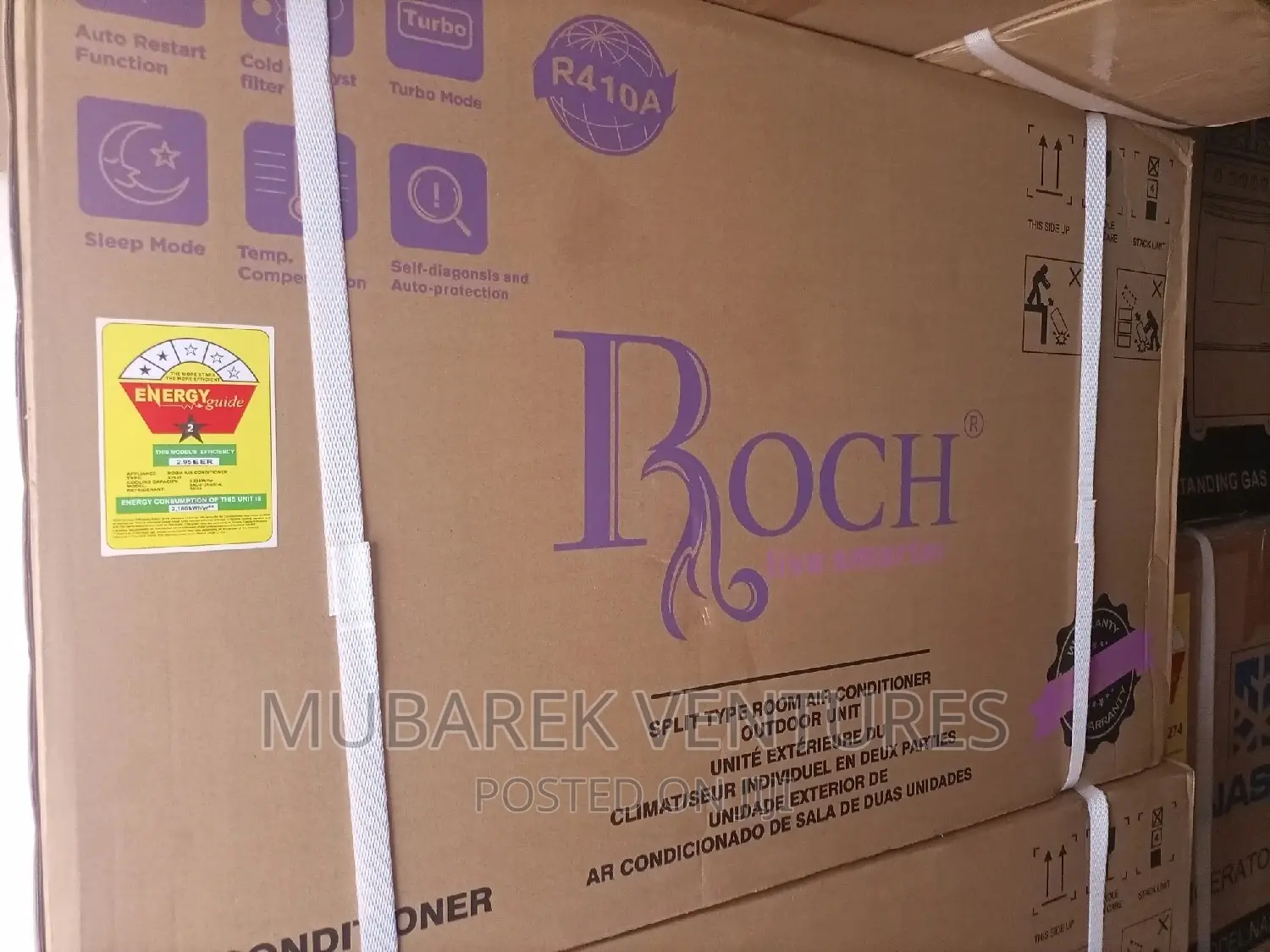 Roch1.5hp Midea Type R410 Ac