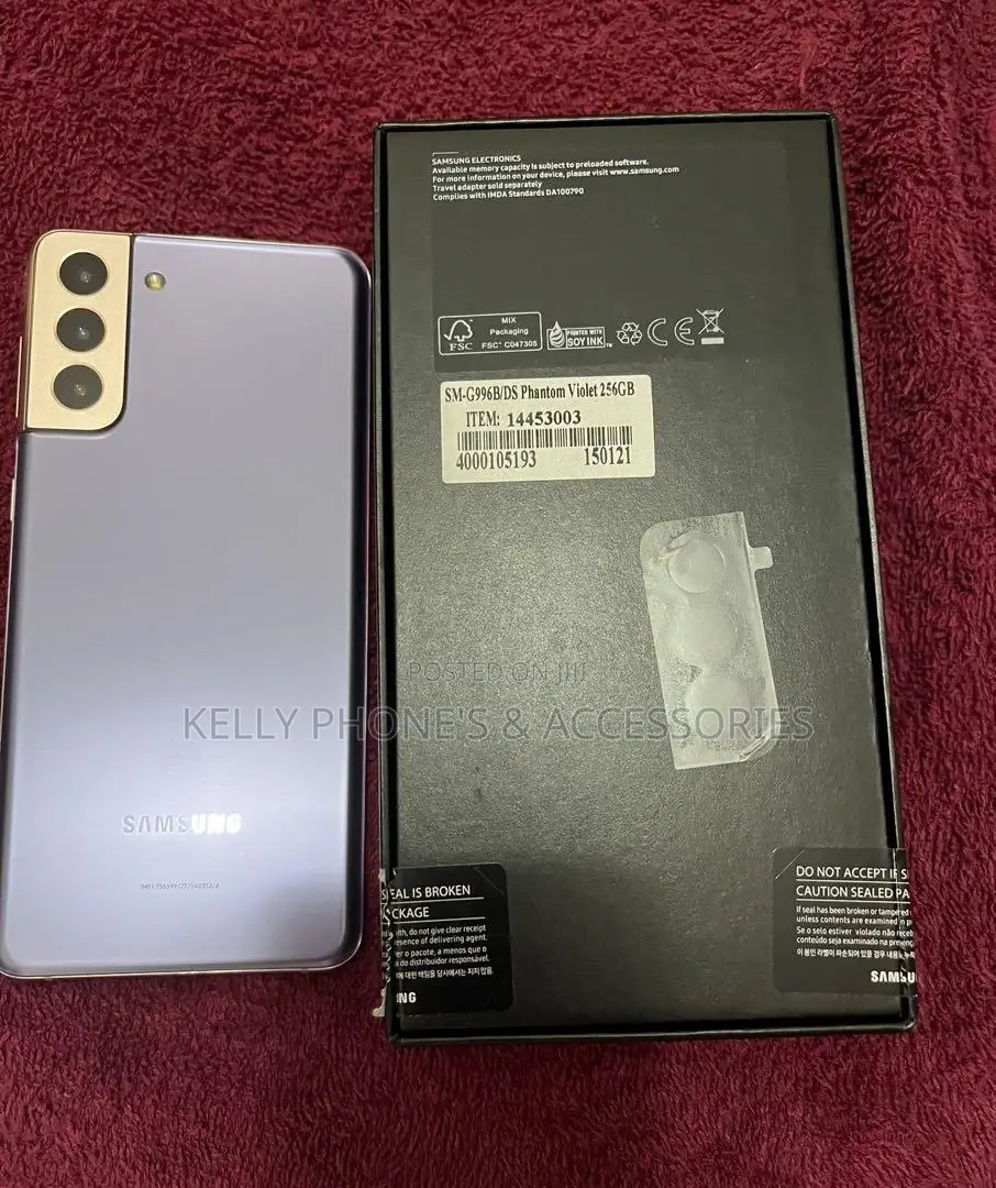 New Samsung Galaxy S21+ 5G 128 GB Blue