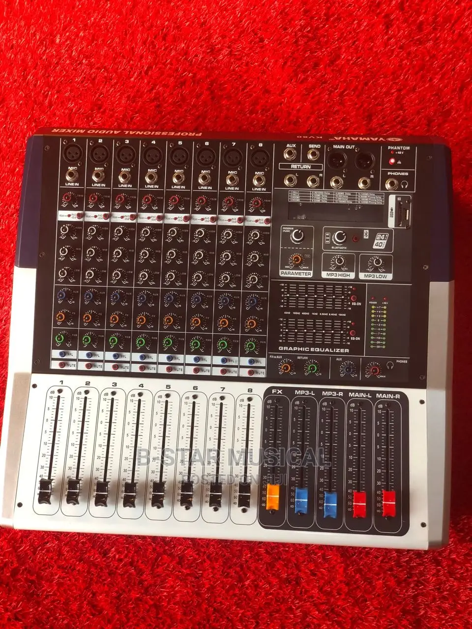 Yamaha 8 Channel Powered Mixer