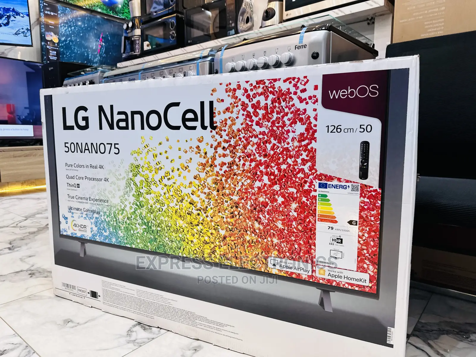 Neatly Sealed in Box Lg UHD Smart Nano756 50”