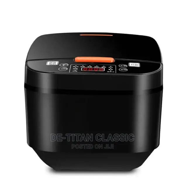 Silver Crest Digital Smart Rice Cooker - 5l - Black