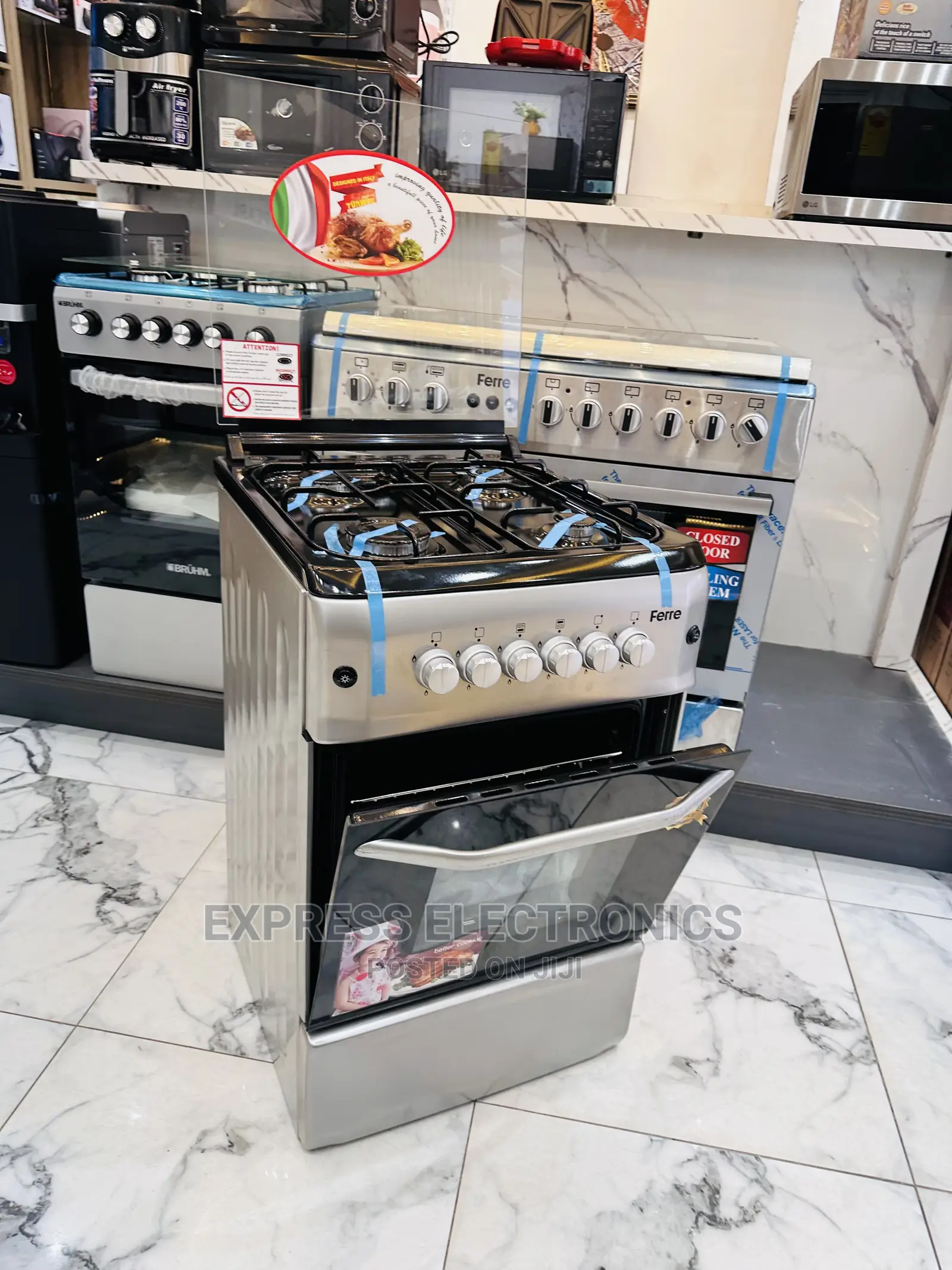 PURCHASE FROM US Volcano 50x55 Gray,Auto Ignition,Oven Grill