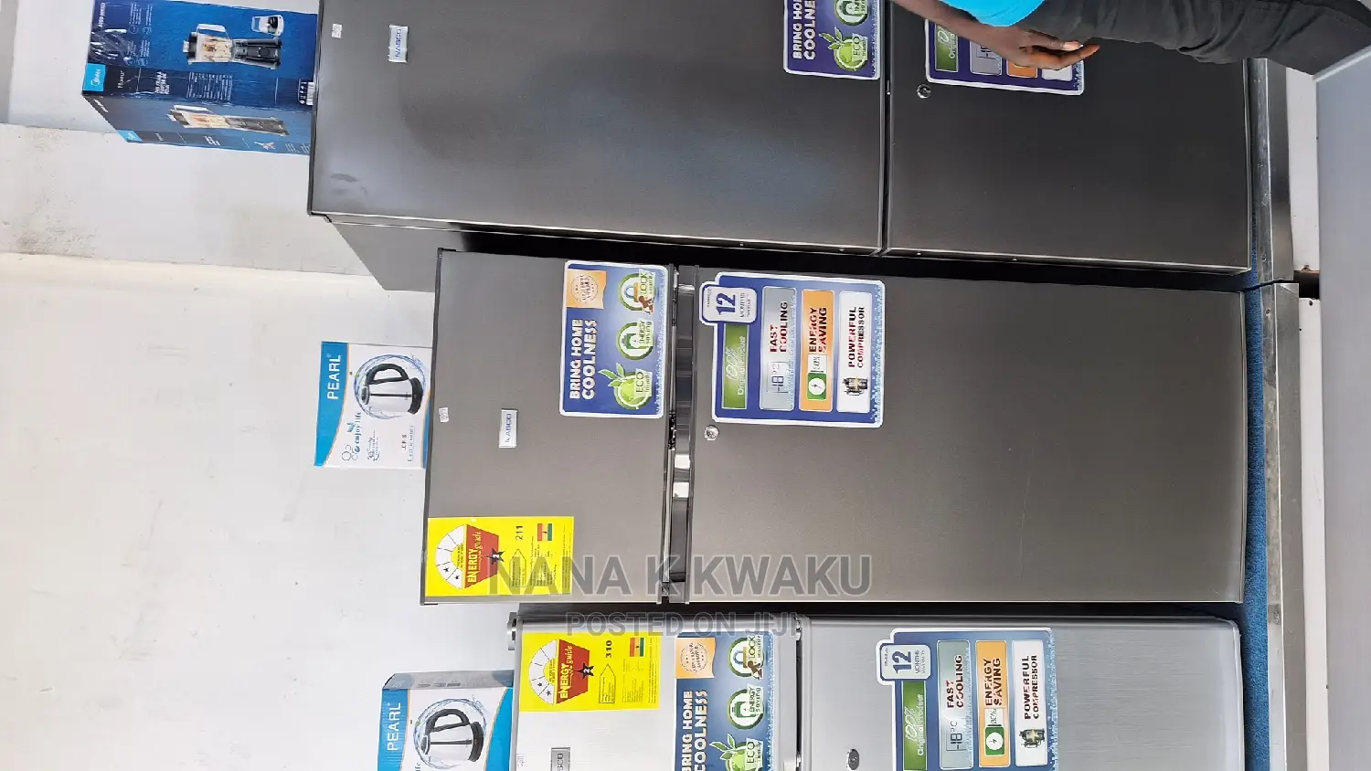 199litrs Nasco_nasf228 Double Door Fridge