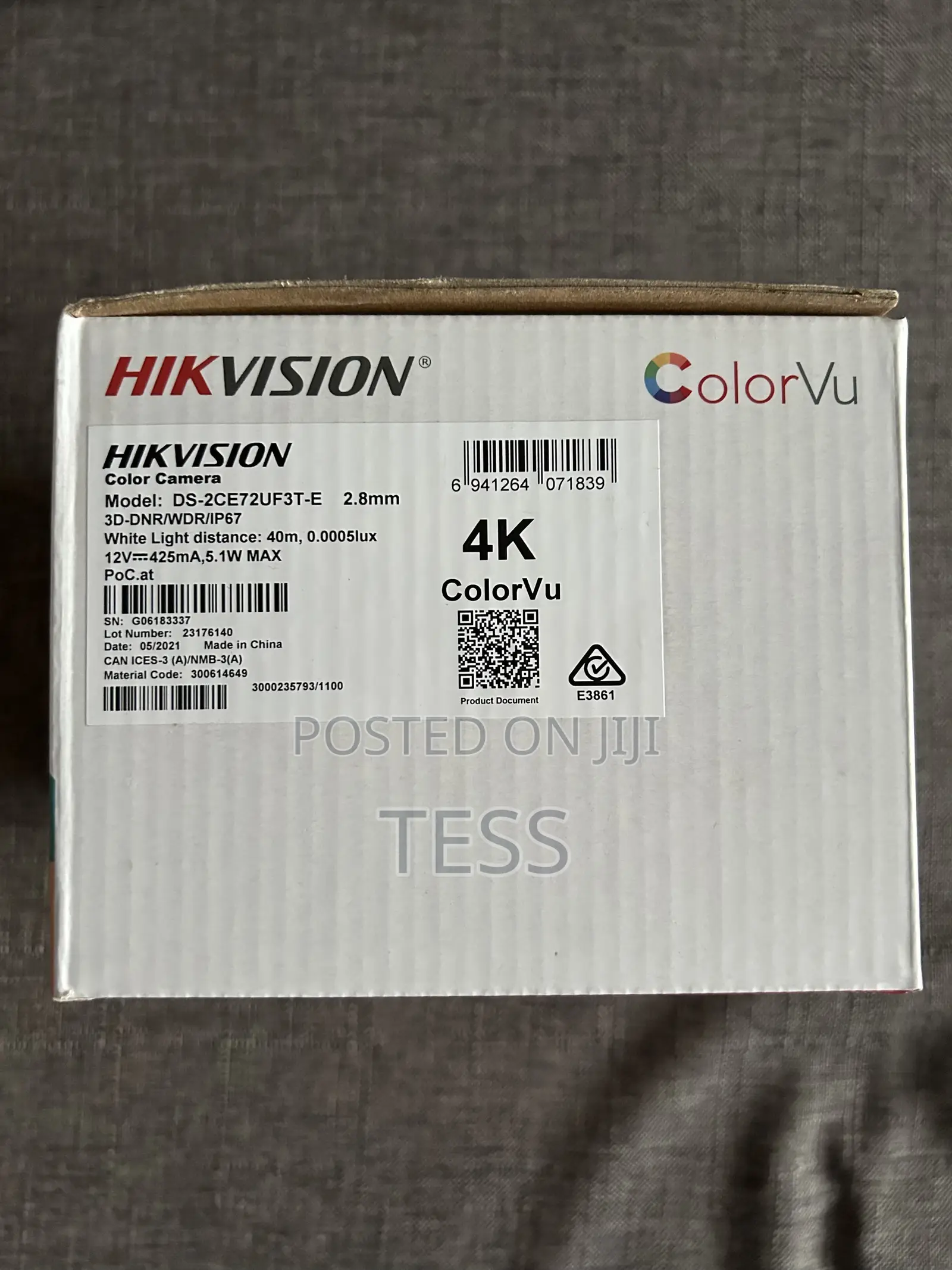  HIKVISION Colorvu INDOOR Fixed Turret Camera