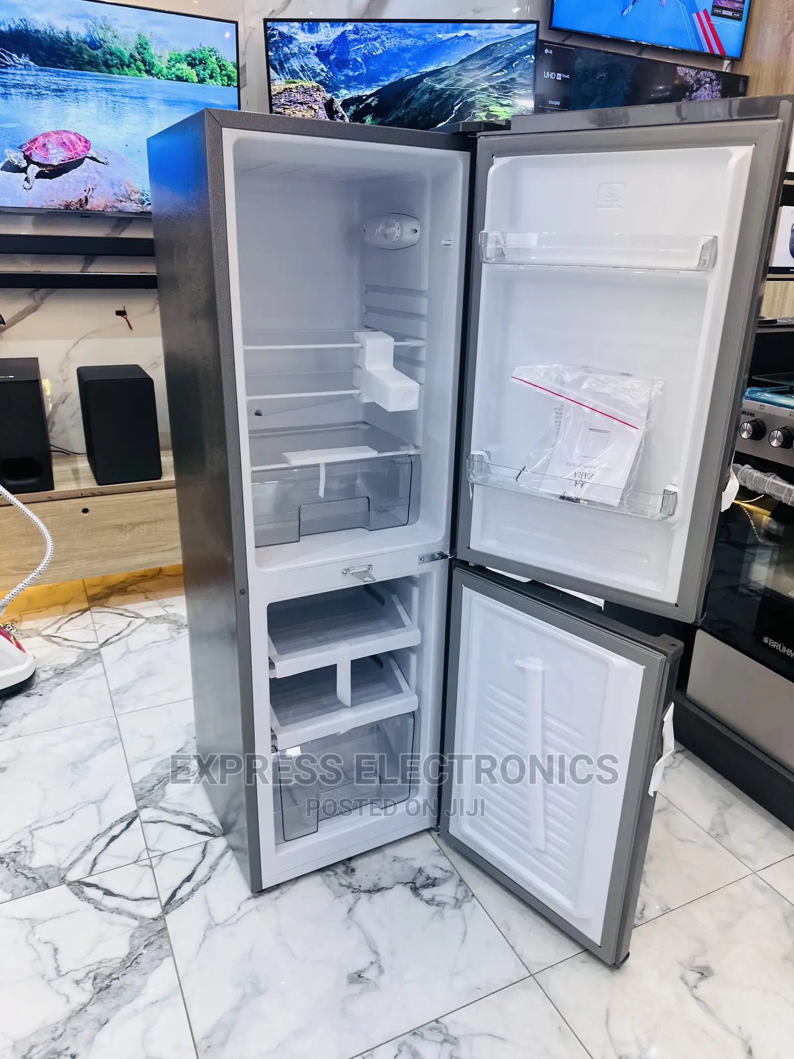 Call  or Buy From Us Zara 240BF Double Door Fridge