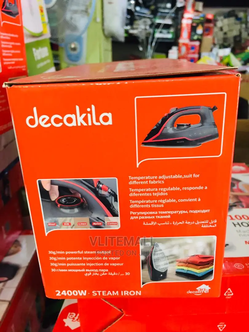 Decakila Steam Iron (KEEN001W)